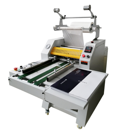 SL-400A Separate Pneumatic Semi Automatic Roll Laminating Machine 