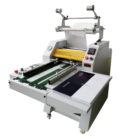 SL-400A Separate Pneumatic Semi Automatic Roll Laminating Machine 