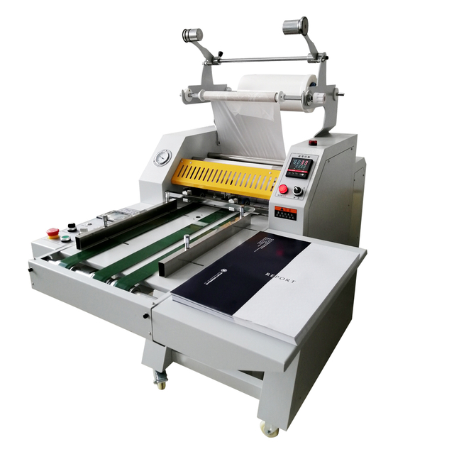 SL-400A Separate Pneumatic Semi Automatic Roll Laminating Machine 