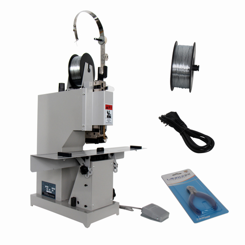 WS-601 Electric Wire Stitching Binding Machine | Flat & Saddle Stitch | Professional Booklet Stapler for Printing & Office Use