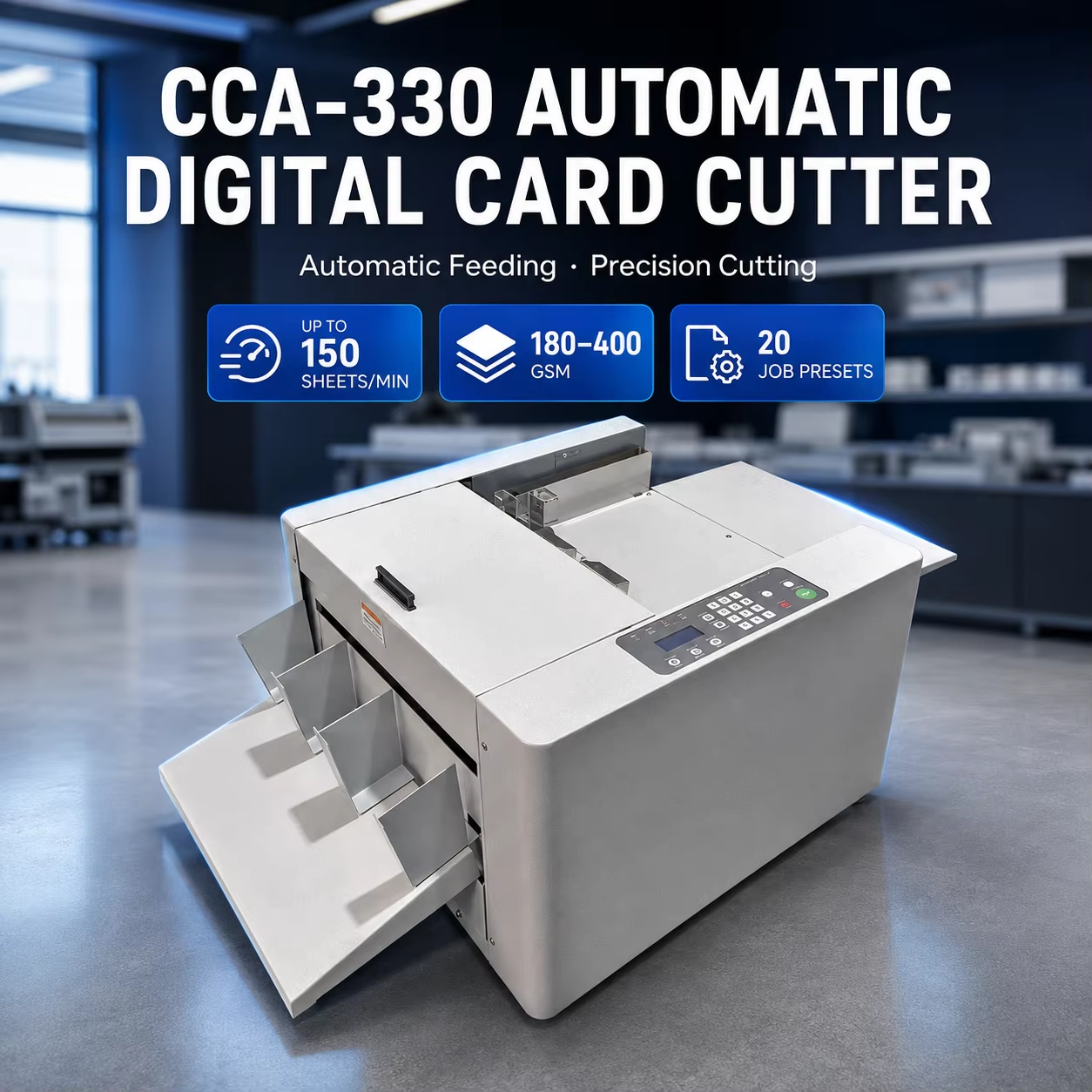 A3+ Automatic Digital Business Card Cutter | CCA-330