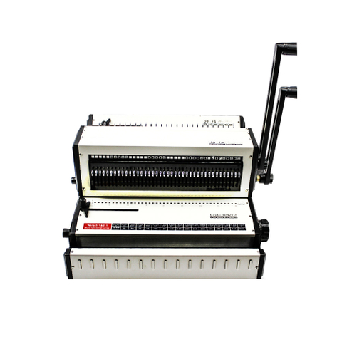 WW2018 2-in-1 Manual Wire Binding Machine for 3:1 & 2:1 Double Wire Binding