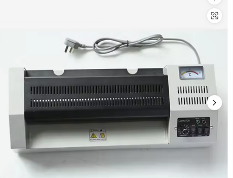 320B A3 Hot & Cold Pouch Laminator with Knob Temperature Control