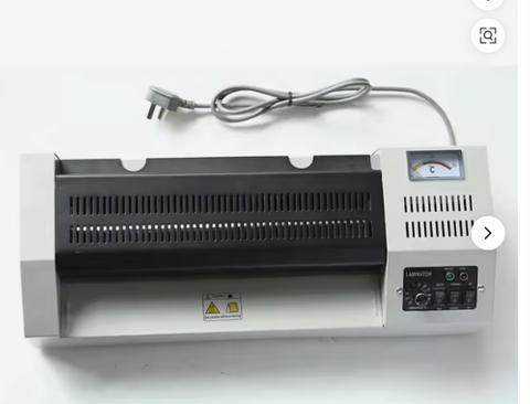 320B A3 Hot & Cold Pouch Laminator with Knob Temperature Control