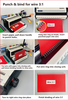 CW2016 2-in-1 Comb & Wire Binding Machine for F4, A4, B5, Letter & A5 Documents