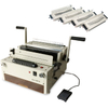 6918 Multifunction 4-in-1 Electric Book Punching & Binding Machine