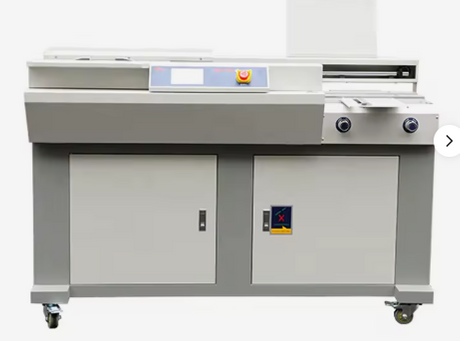 BM600 Automatic Perfect Binding Machine | 420mm Hot Melt Glue Book Binder with Milling Cutter