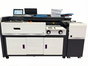 H10F Automatic Perfect Binding Machine | Book Glue Binder with Auto Cover Feeding System