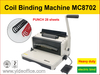 MC8702 Manual Punching Electric Coil Binding Machine with All Selectable Pins