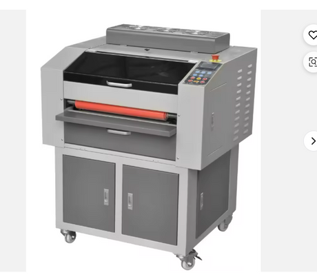 24 Inch Automatic Paper UV Coating Machine with Multi Texture Rollers for Printing and Packaging