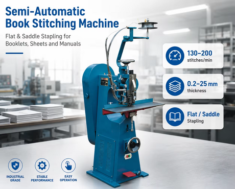 Single Head Book Wire Stitching Machine 25mm | TD-102