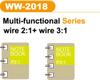 WW2018 2-in-1 Manual Wire Binding Machine for 3:1 & 2:1 Double Wire Binding