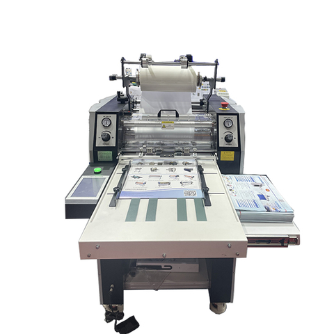 GINO PLS-540 540mm Industrial Hot & Cold Laminator | Professional High-Gloss BOPP Film Coating Machine for A3/A4/A5/A6
