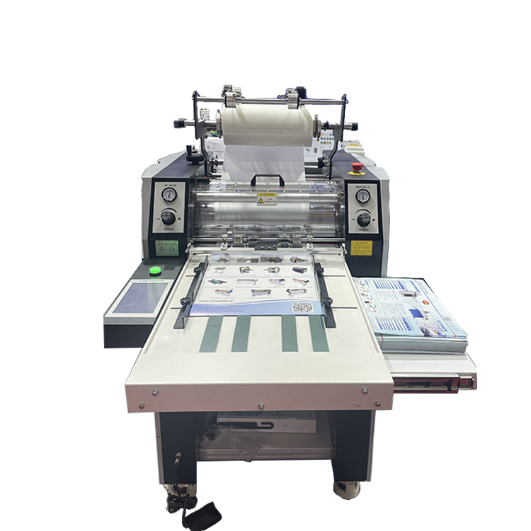 GINO PLS-540 540mm Industrial Hot & Cold Laminator | Professional High-Gloss BOPP Film Coating Machine for A3/A4/A5/A6