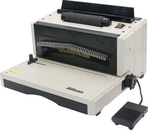 EC8706 Electric Spiral Coil Binding Machine with 46-Hole Punching System