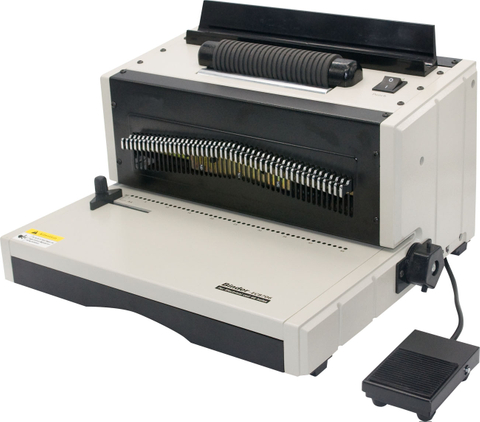 EC8706 Electric Spiral Coil Binding Machine with 46-Hole Punching System