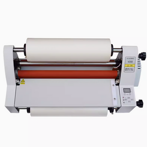 V350 2-in-1 Cold & Hot Laminator Roll Laminator Digital Display Laminating Machinefor School Office Commercial