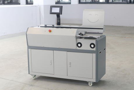 TC60A4 Intelligent Perfect Binding Machine | 330mm Book Glue Binder with Dual Glue Rollers & Side Glue System