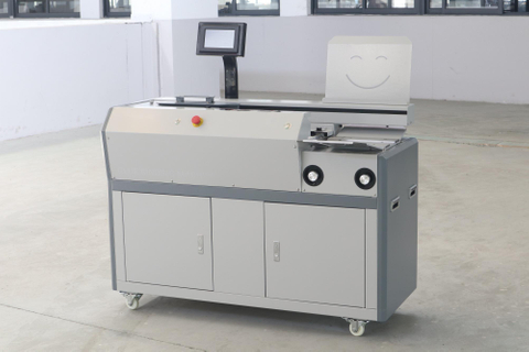 TC60A4 Intelligent Perfect Binding Machine | 330mm Book Glue Binder with Dual Glue Rollers & Side Glue System