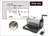 ET8707 Electric 3:1 Wire Binding Machine for A3, B4 & F4 Documents